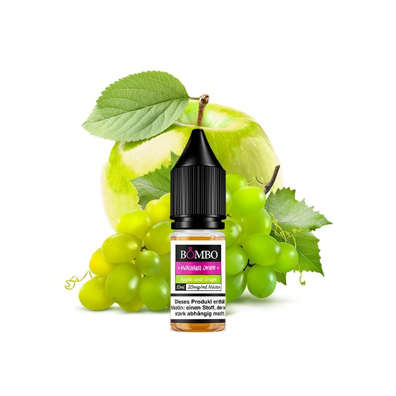 BOMBO Apple and Grape Nikotinsalz Liquid 10ml