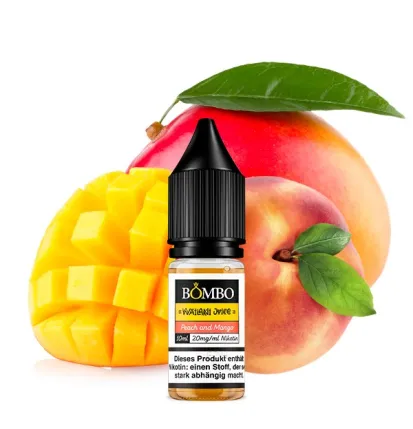Bombo BOMBO Peach and Mango Nikotinsalz Liquid 10ml