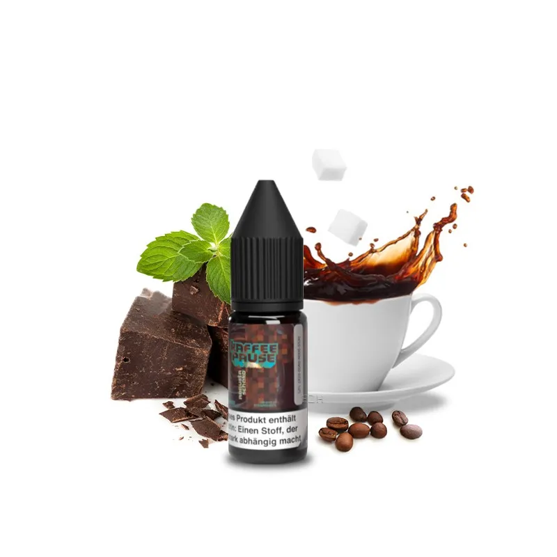 KAFFEEPAUSE by Steamshots Robusta Schoko Nikotinsalz Liquid 10ml