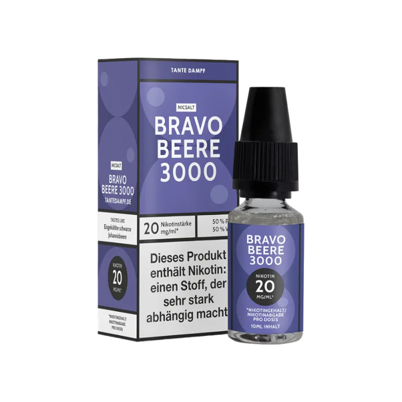 Tante Dampf - Bravo Beere 3000 - Nikotinsalz Liquid