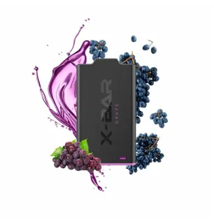 J Well X-Bar - E-Shisha - Pod - Grape (0mg/ml - Nikotinfrei) // Steuer