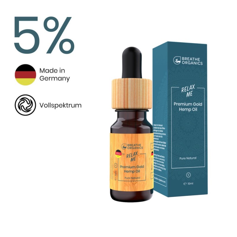 Relax Me CBD-Öl 5% - Breathe Organics