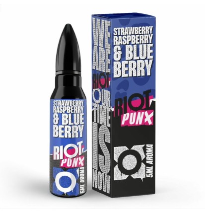 PUNX by Riot Squad - Strawberry, Raspberry & Blueberry - 5ml Aroma (Longfill) // Steuerware