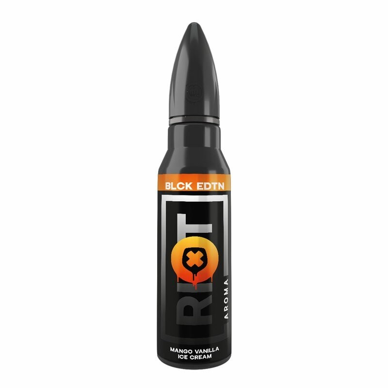 Riot Squad - BLCK Edition - Mango Vanilla Ice Cream - 15ml Aroma (Longfill) // Steuerware