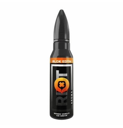 Riot Squad - BLCK Edition - Mango Vanilla Ice Cream - 15ml Aroma (Longfill) // Steuerware