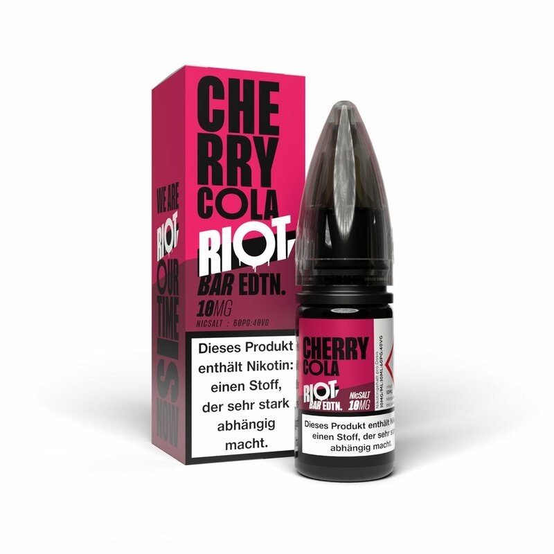 Riot Squad - BAR EDTN - Cherry Cola - Nikotinsalz - 10ml // Steuerware