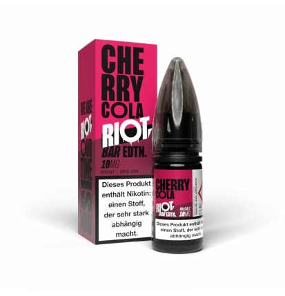 Riot Squad - BAR EDTN - Cherry Cola - Nikotinsalz - 10ml // Steuerware