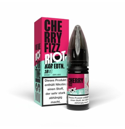 Riot Squad - BAR EDTN - Cherry Fizz - Nikotinsalz - 10ml // Steuerware