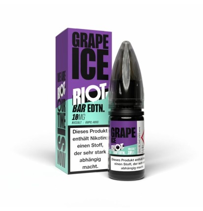 Riot Squad Riot Squad - BAR EDTN - Grape Ice - Nikotinsalz - 10ml // S