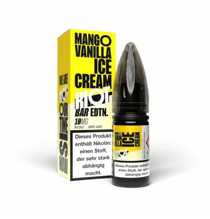 Riot Squad - BAR EDTN - Mango Vanilla Ice Cream - Nikotinsalz - 10ml // Steuerware