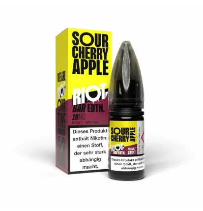 Riot Squad - BAR EDTN - Sour Cherry Apple - Nikotinsalz - 10ml // Steuerware