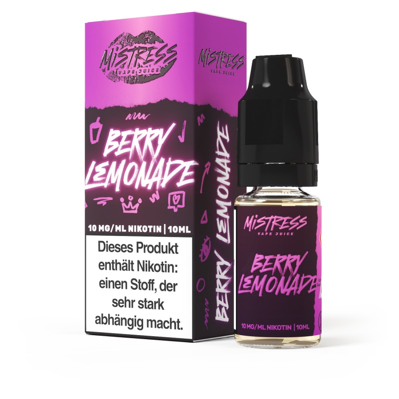 Mistress Vape Juice Berry Lemonade Nikotinsalz Liquid