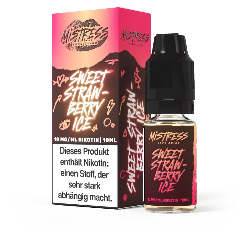 Mistress Vape Juice Sweet Strawberry Ice Nikotinsalz Liquid