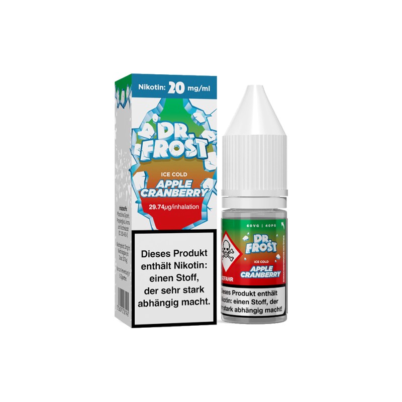 Dr. Frost - Ice Cold - Apple Cranberry - Nikotinsalz Liquid