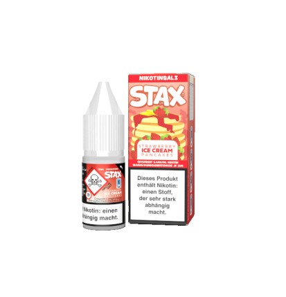 Prohibition Vapes Strawberry Ice Cream Pancakes - Strapped STAX NicSal