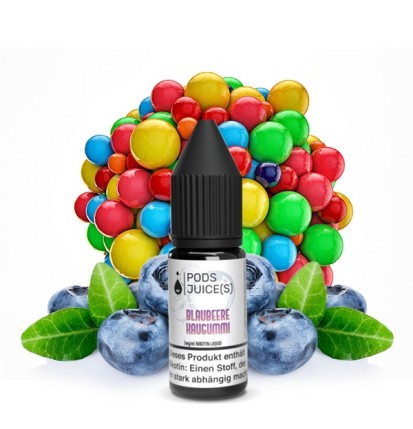 PODS JUICE(S) Blaubeere Kaugummi Liquid 10 ml