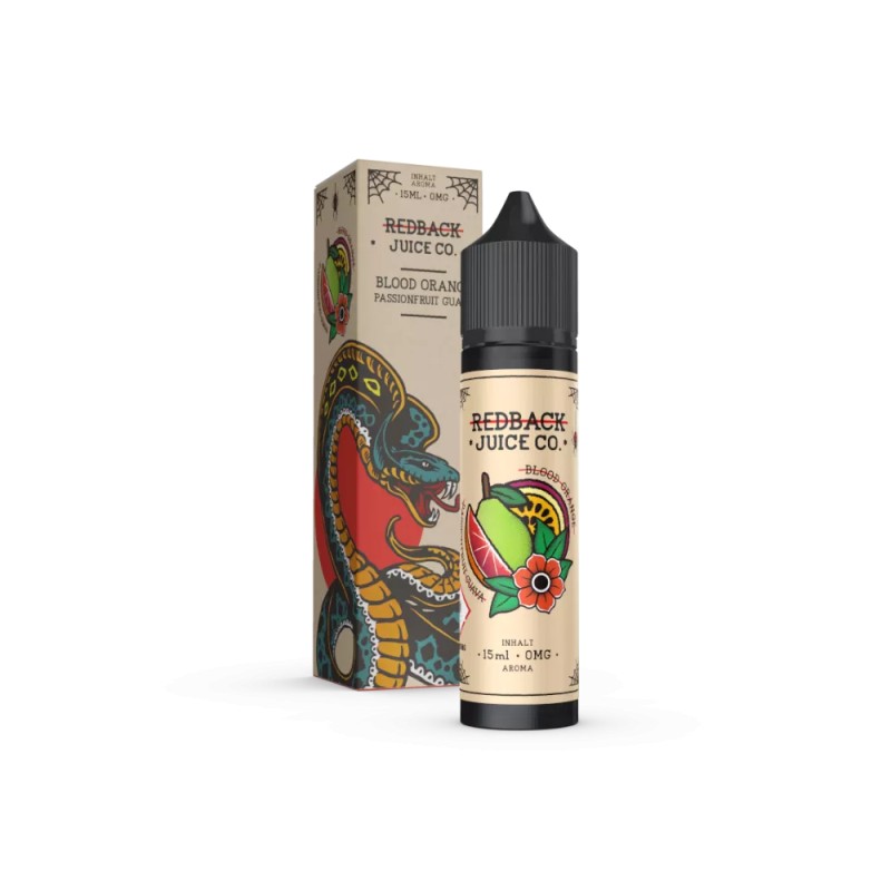 Redback Juice Co. - Aroma Blood Orange Passionfruit Guava 15 ml