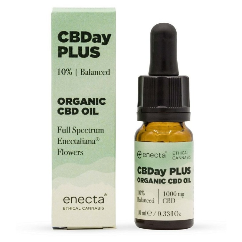 Enecta CBDay Plus Balanced Full Spectrum CBD Öl 10%, 1000 mg, 10 ml