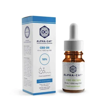 Alpha-Cat Alpha-CAT CBD Hanföl 10%, 10 ml, 1000 mg