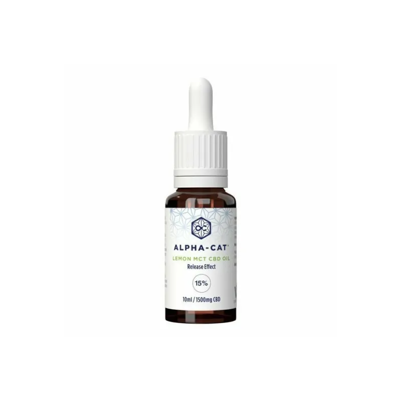 Alpha-CAT CBD Kokosnuss-MCT-Öl mit Zitronenaroma 15%, 10 ml, 1500 mg