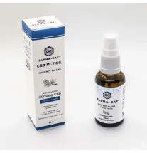 Alpha-Cat Alpha-Cat CBD Spray MCT Kokosnussöl mit Vanille Aroma, 20%, 