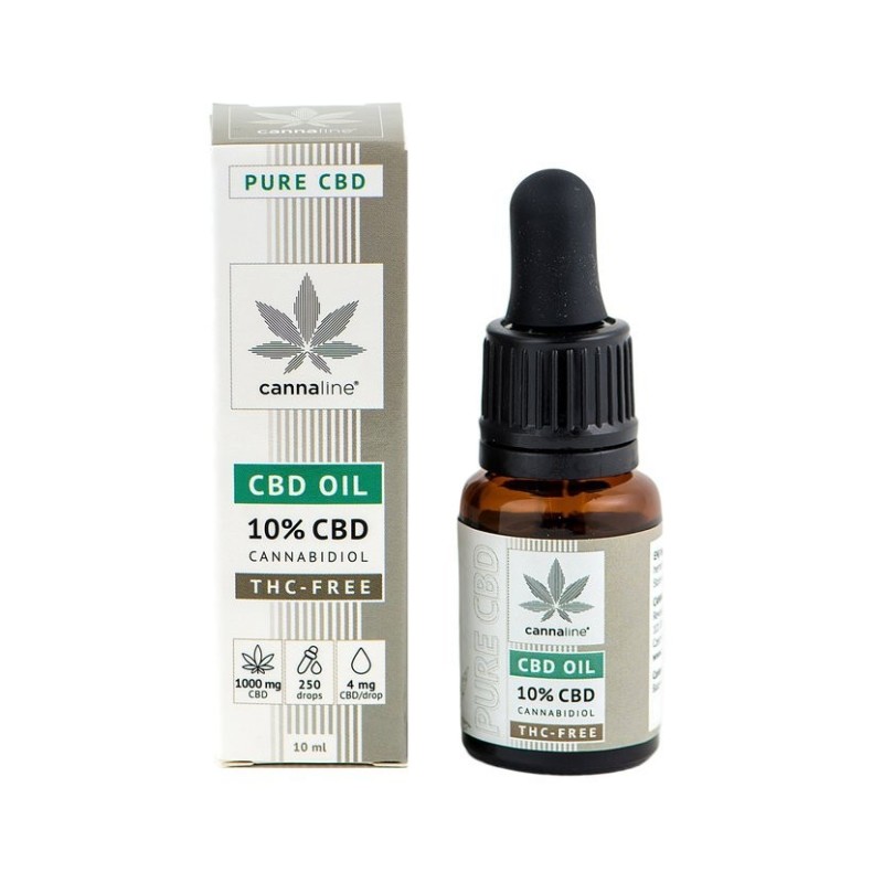 CANNALINE CBD-Hanföl OHNE THC 10%, 1000 mg, 10 ml