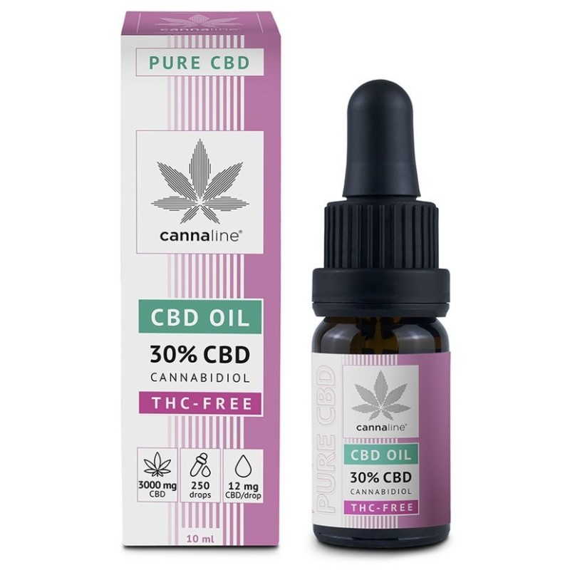 CANNALINE CBD-Hanföl OHNE THC 30%, 3000 mg, (10 ml)