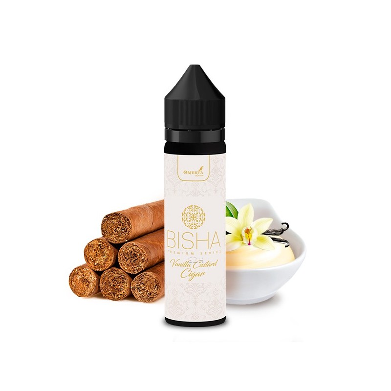 OMERTA LIQUIDS BISHA Vanilla Custard Cigar Aroma 10ml