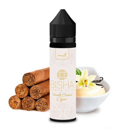 OMERTA LIQUIDS BISHA Vanilla Custard Cigar Aroma 10ml