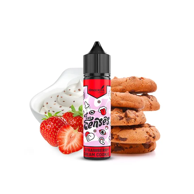 5-SENSES by Omerta Liquids Strawberry Cream Cookies Aroma 15ml