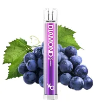 Vapes Bars Vapes Bars - Diamond 600 - Grape - 20mg/ml (Kindersicherung