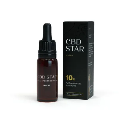 CBD Star CBD Star Hanföl CBD NIGHT 10%, 10 ml, 1000 mg