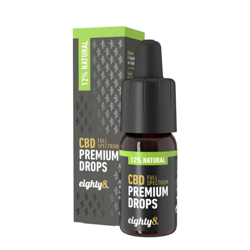 Eighty8 Natural CBD Tropfen, 12%, 10 ml, 1200 mg