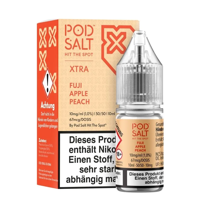 Pod Salt X Fuji Apple Peach Nikotinsalzliquid