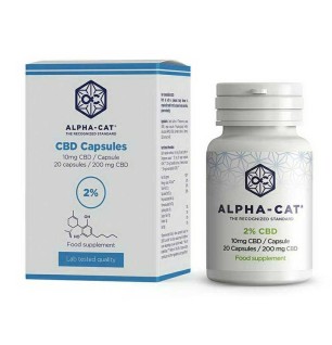 Alpha-Cat Alpha-CAT CBD-Hanfkapseln 20x10 mg, 200 mg