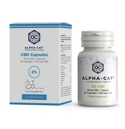 Alpha-Cat Alpha-CAT CBD-Hanfkapseln 20x20 mg, 400 mg