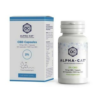 Alpha-Cat Alpha-CAT CBD-Hanfkapseln 60x10 mg, 600 mg