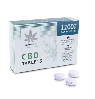 Cannaline Cannaline CBD Tabletten mit B-Komplex, 1200 mg CBD, 20 x 60 