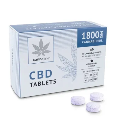 Cannaline Cannaline CBD Tabletten mit B-Komplex, 1800 mg CBD, 30 x 60 