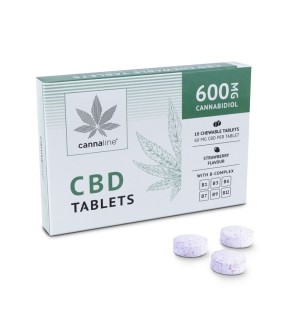Cannaline Cannaline CBD Tabletten mit B-Komplex, 600 mg CBD, 10 x 60 m