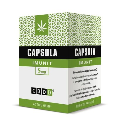 CBDex CBD Imunit Capsula 30 Kapseln, 150 mg