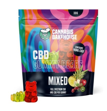 Cannabis Bakehouse CBD Fruchtgummis - 30g, 22 Stück x 4 mg CBD