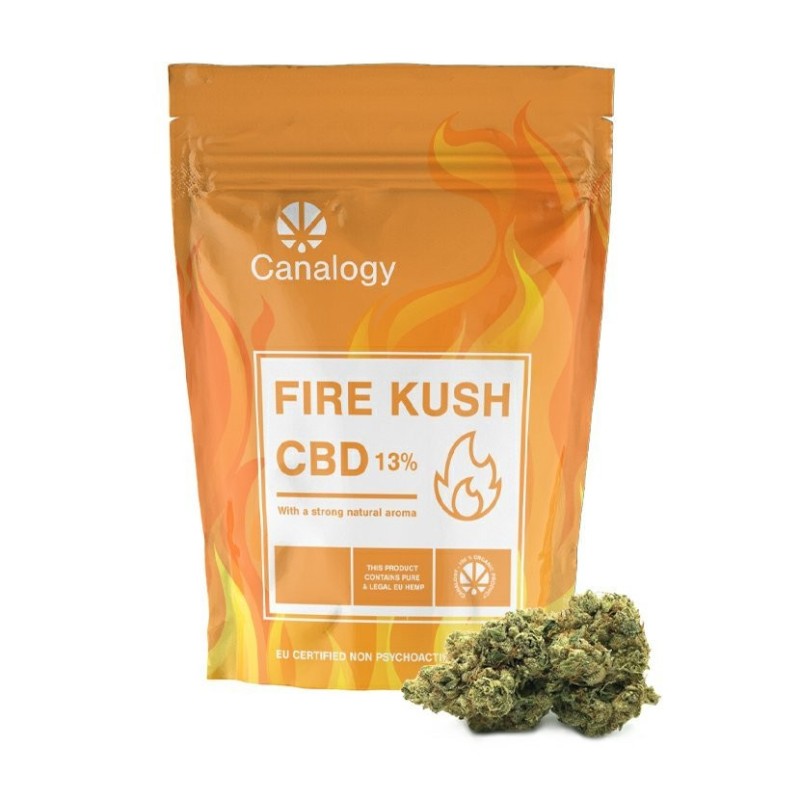 Canalogy CBD Hanfblüte Fire Kush 13 %, ( 1 g - 1000 g )