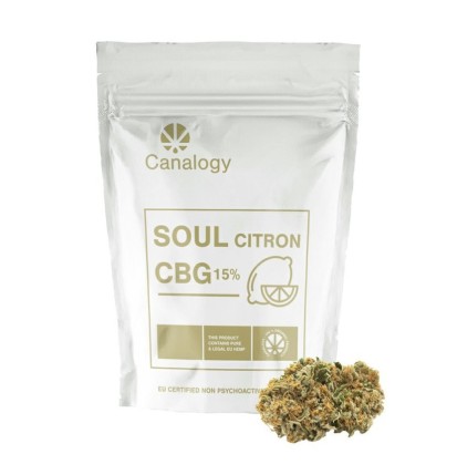 Canalogy CBG Hanfblüte Soul Citron 16 %, (1 g - 1000 g)