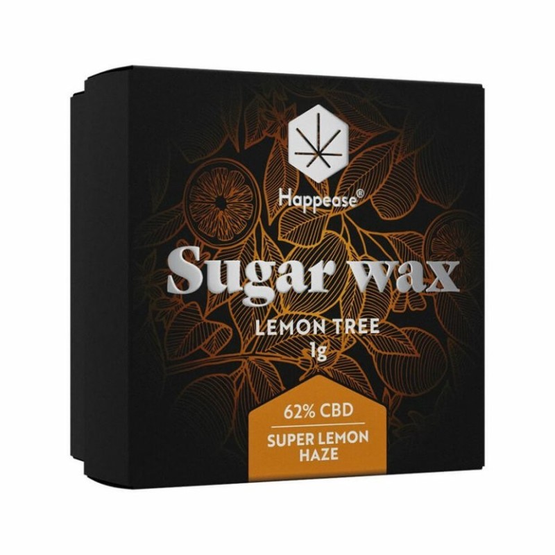 Happease Extrakt Lemon Tree Sugar Wax, 62% CBD, 1g