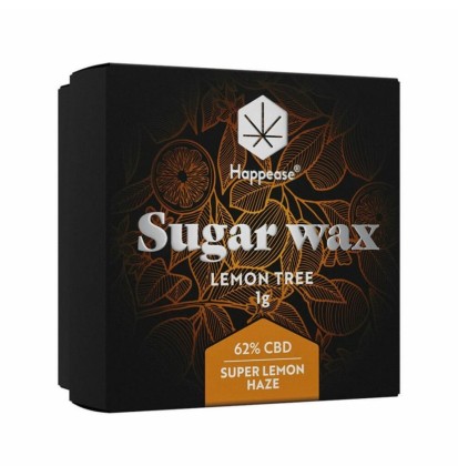 Happease Extrakt Lemon Tree Sugar Wax, 62% CBD, 1g