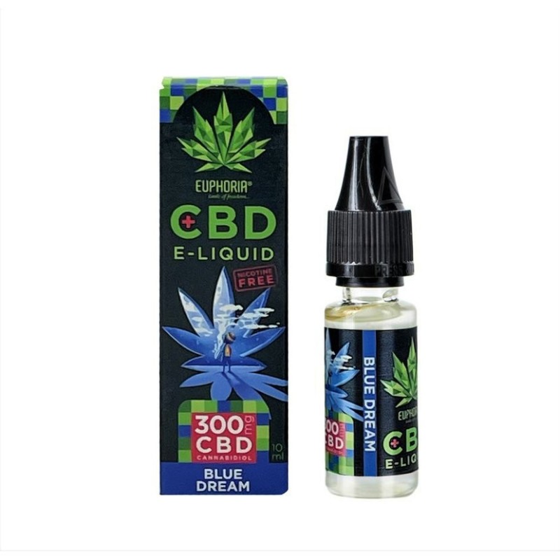 Euphoria CBD E-liquid Blue Dream 10ml, 300mg