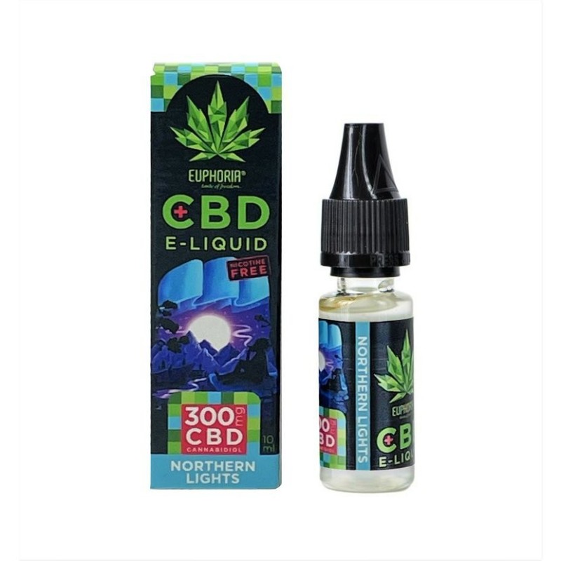 Euphoria CBD E-liquid Northern Lights 10ml, 300mg CBD