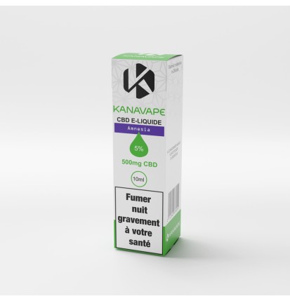 KanaVape Kanavape Amnesia liquid 5 % CBD, 500 mg, 10 ml