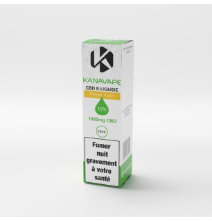 KanaVape Kanavape Mango Kush liquid 10 % CBD, 1000 mg, 10 ml